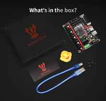 Load image into Gallery viewer, The Big Tree Tech (BTT) SKR 2 board comes with a USB cable in the package as well as a Big Tree Tech (BTT) rubber duck.