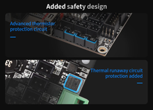 Load image into Gallery viewer, The Big Tree Tech (BTT) SKR 2 board maintains safety protocols such as advanced thermistor protection circuit as well as a thermal runway circuit protection.