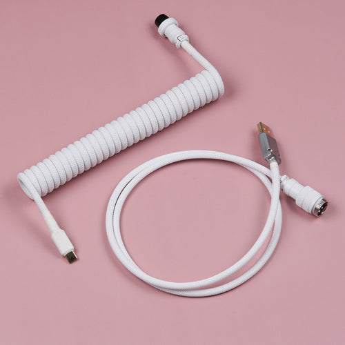USB-C Space Cable (White) . Total length 1m.