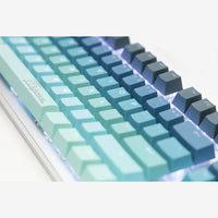 Right profile view of the Mykonos cubic Tai Hao Keycap set of ABS material. Compatible with Cherry MX Switch Types.