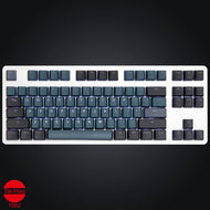 View of the Deep forest Green Tai Hao Keycap set compatible with MX cherry switch types of PBT material.