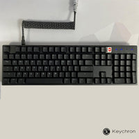 Keychron C2 with BOLD Black backlit keycaps by Tai Hao