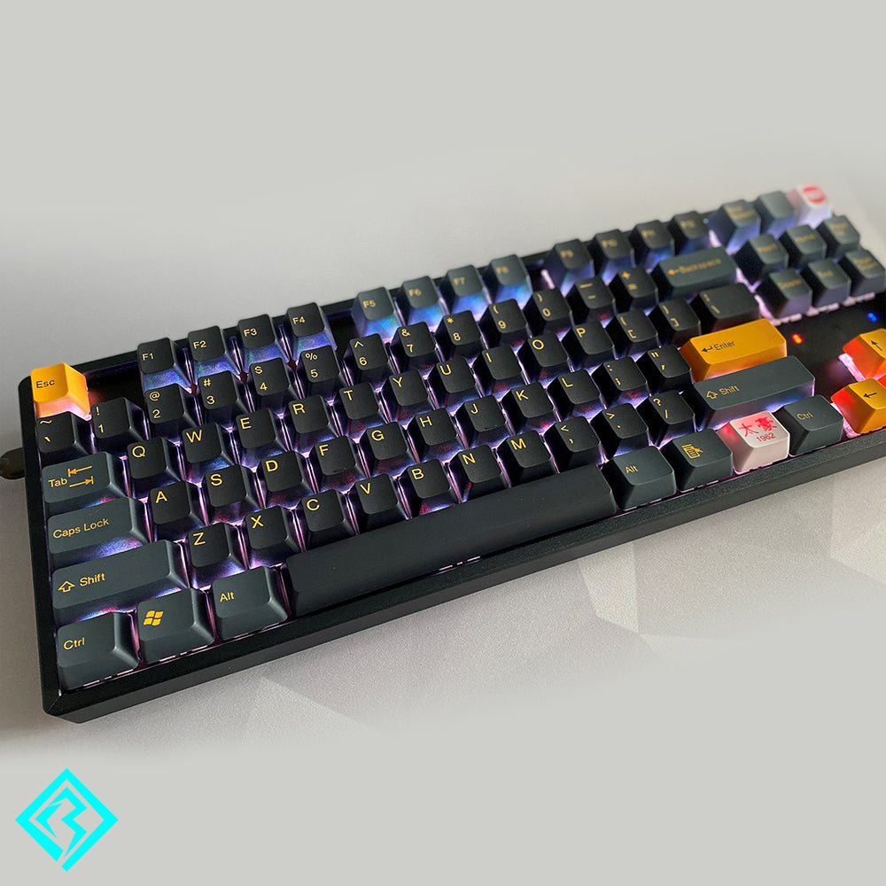 Keychron K8 with Dark Night keycaps by Tai Hao