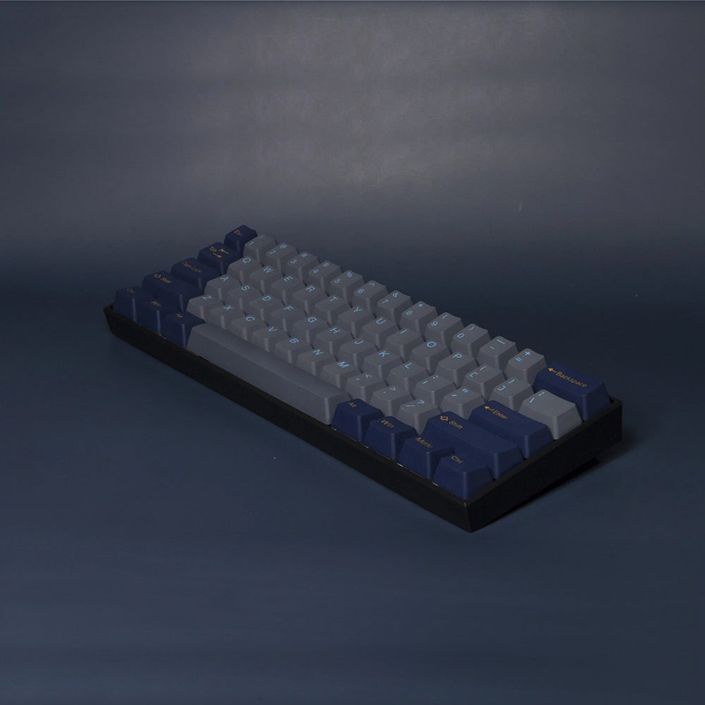 The Assembled view of the dark tunnel Tai Hao Keycap set of PBT material. Compatible with Cherry MX Switch Types.