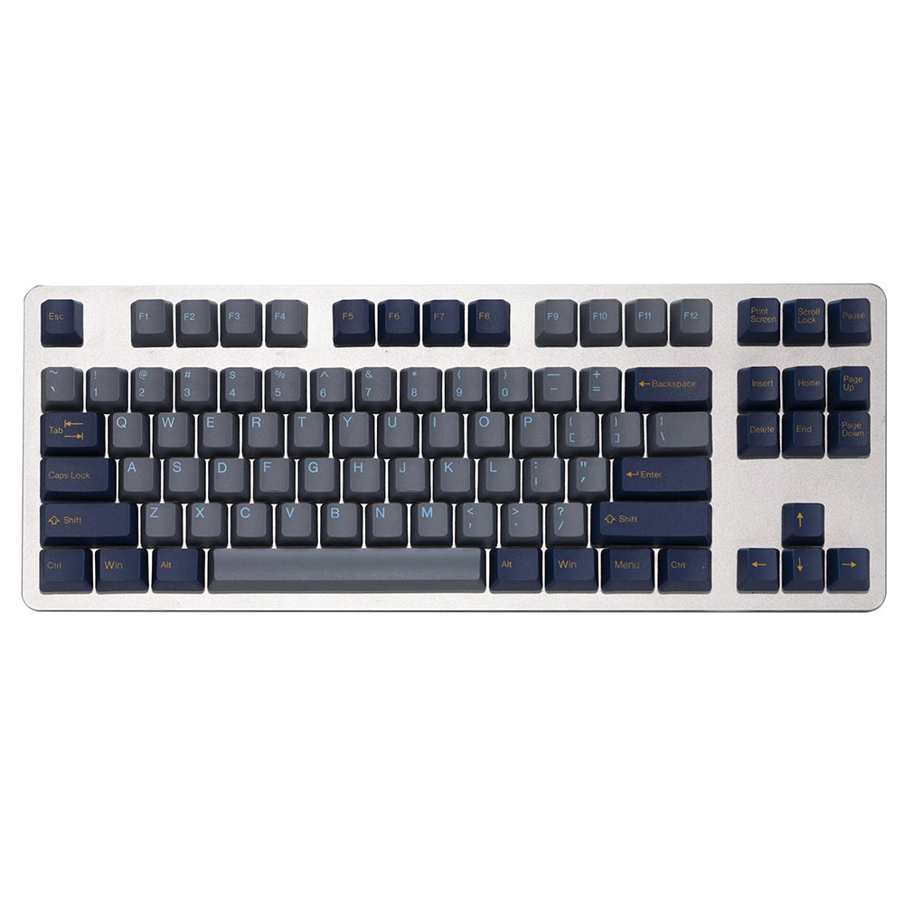 Just another assembled view of the dark tunnel Tai Hao Keycap set of PBT material. Compatible with Cherry MX Switch Types.