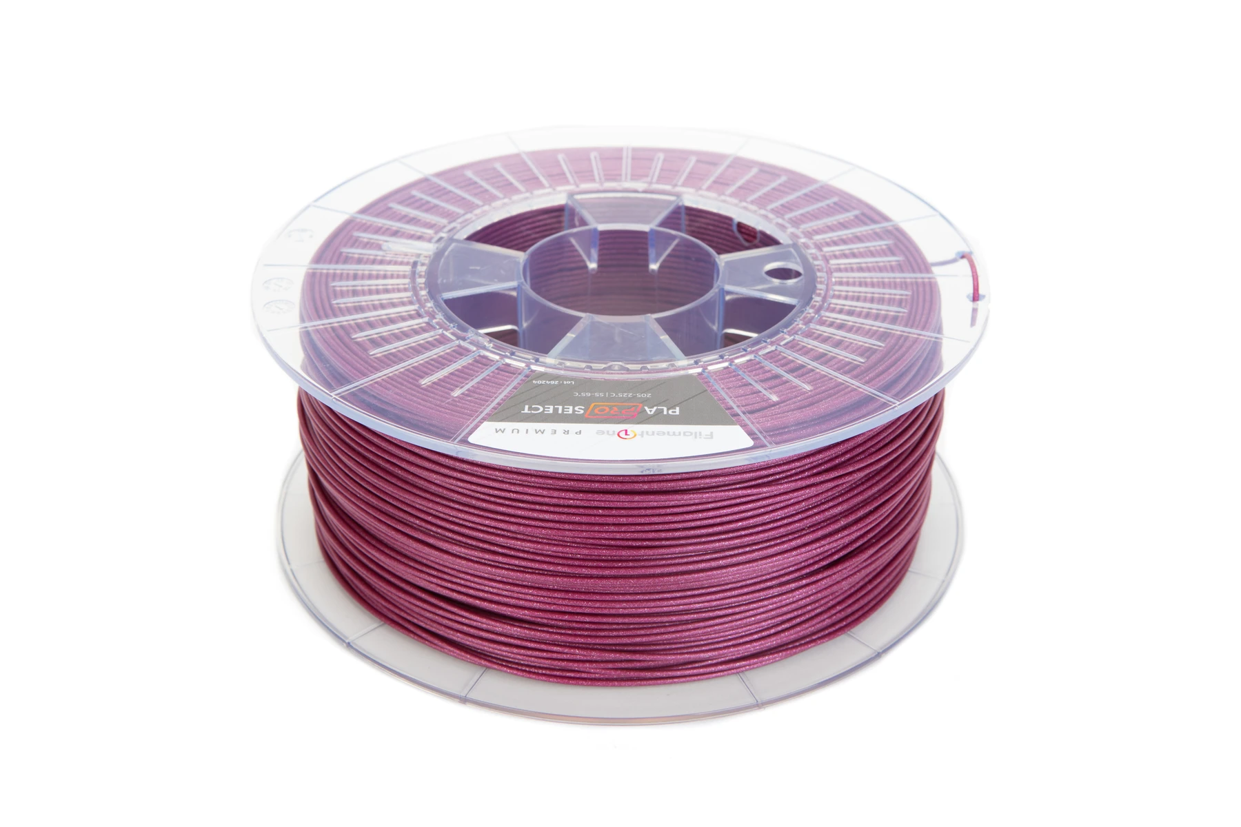 Glint Purple. Filament One PLA reel.