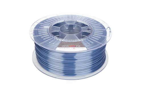 Blue Silk FilamentOne PLA PRO SELECT. PLA PRO SELECT Silk by FilamentOne is a premium 3D printing material for FDM 3D printers.  The advantage of this material is that it can be easily used in 3D printers, allowing high quality printing, resulting in excellent detail and lamination of the printed object.