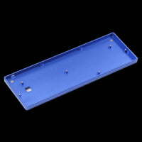 Blue. 60% Aluminium case. Low Profile CNC'd, Anodized case with rubber feet.
