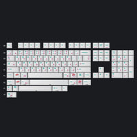 Complete Key kit of 117 keys of the japanese sushi Keycap set with MX cherry switch types of PBT material.